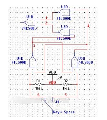 数字钟电路图以及工作原理xxxx